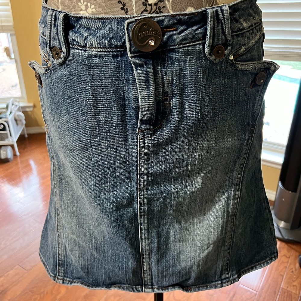 Candie's Classic Blue Mini Skirt